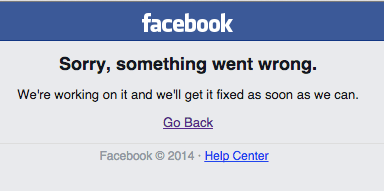 ¡ Se cae Facebook !