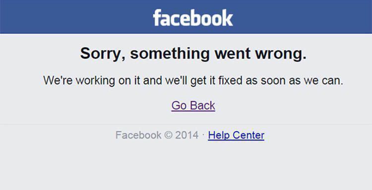 Facebook falla por segunda vez en menos de una semana