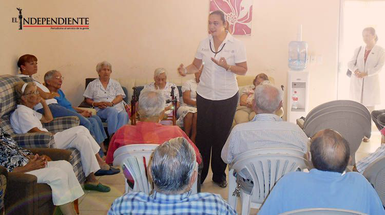 Orientan a los adultos mayores sobre Nutrición, Cultura física, Salud en los “clubes INAPAM”