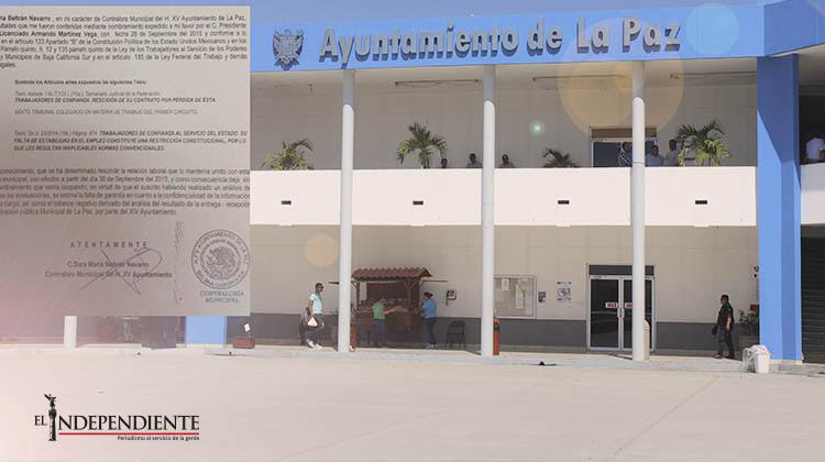 En tres horas, el Ayuntamiento de La Paz despidió a más de 500 trabajadores