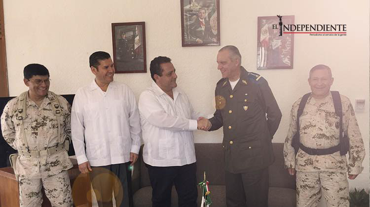 Se unen Ejército Mexicano y Gobierno para garantizar seguridad en la entidad Se unen Ejército Mexicano y Gobierno para garantizar seguridad en la entidad