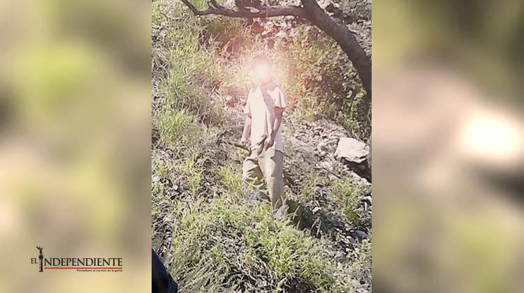 Encuentran cadáver colgado en el Cerro del Orégano Encuentran cadáver colgado en el Cerro del Orégano