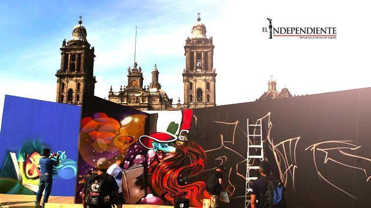 Así quedó el gran mural hecho en la FIL Zócalo