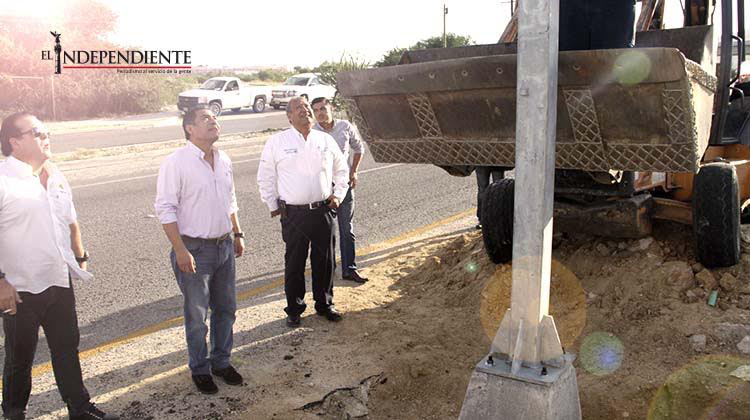 Vuelven luminarias a corredor turístico CSL- SJC Vuelven luminarias a corredor turístico CSL- SJC