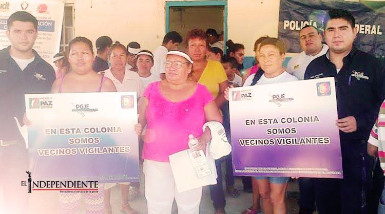 PGJE ha instalado 98 comités de vecino vigilante PGJE ha instalado 98 comités de vecino vigilante