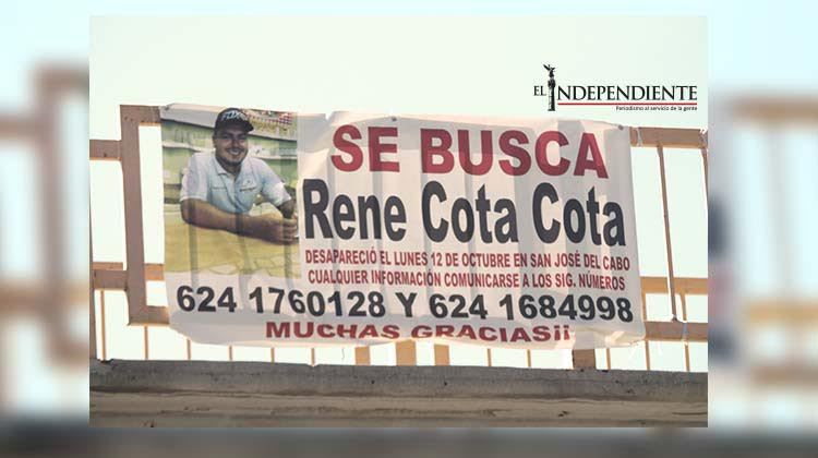 Continúa la búsqueda del joven René Cota Continúa la búsqueda del joven René Cota