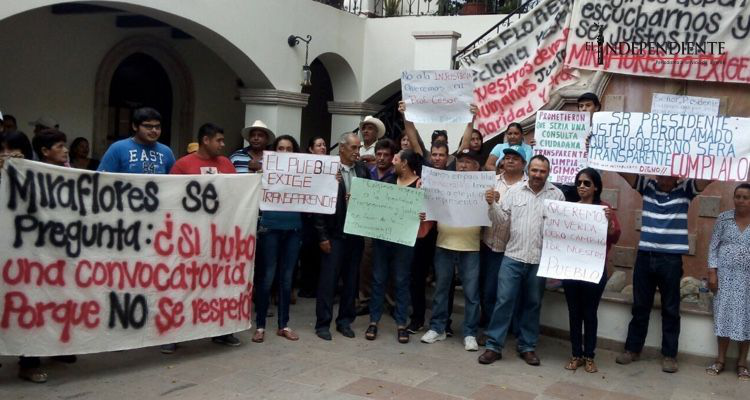 Pobladores de Miraflores; exigen transparencia de la pasada elección a delegado Pobladores de Miraflores; exigen transparencia de la pasada elección a delegado