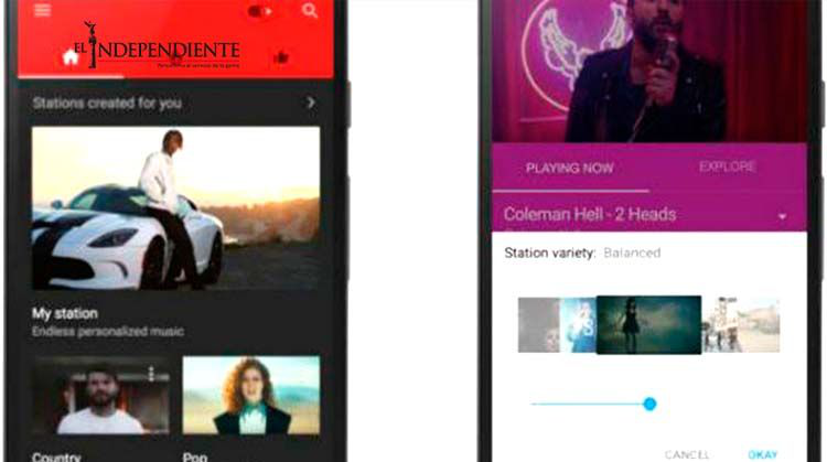 YouTube quiere 'robar' usuarios a Spotify con nuevo servicio YouTube quiere 'robar' usuarios a Spotify con nuevo servicio