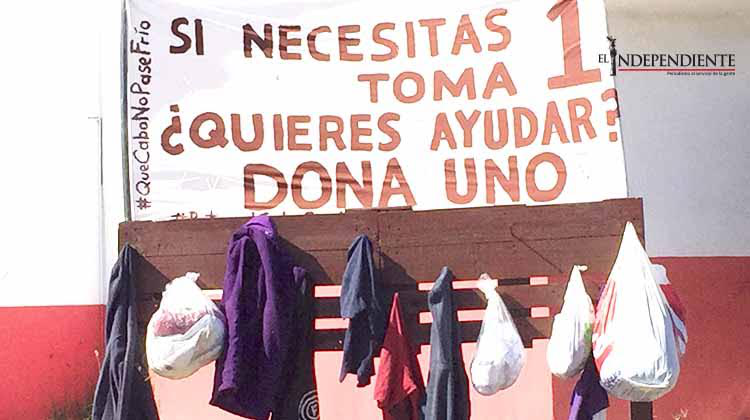 Donar un suéter o tomar uno si hace falta, así funciona la campaña “Que Cabo no pase frío” Donar un suéter o tomar uno si hace falta, así funciona la campaña “Que Cabo no pase frío”