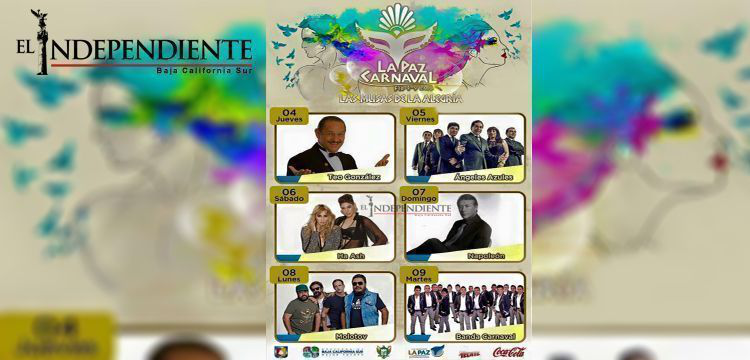 Lista la cartelera de artistas que engalanarán el Carnaval La Paz 2016