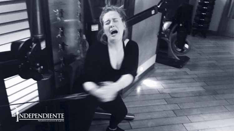 Adele se vuelve viral con su ingreso al gym