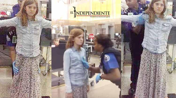 ¿Qué harías si revisaran a tu hija de esta forma en un aeropuerto?