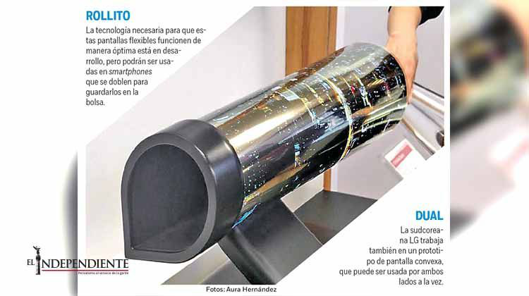 Las pantallas del futuro se enrollan Las pantallas del futuro se enrollan