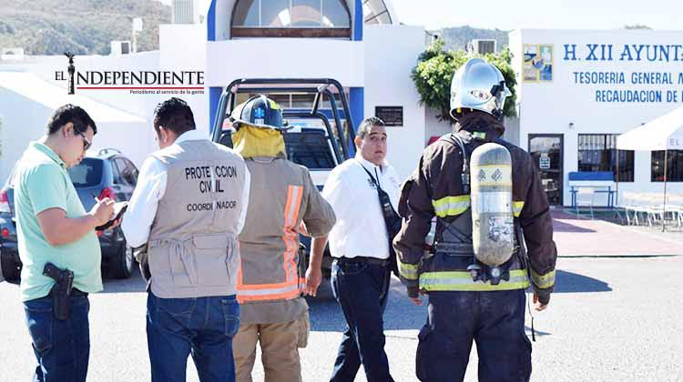 Atendió la Delegación Municipal de CSL medidas de seguridad ante falsa alarma de bomba