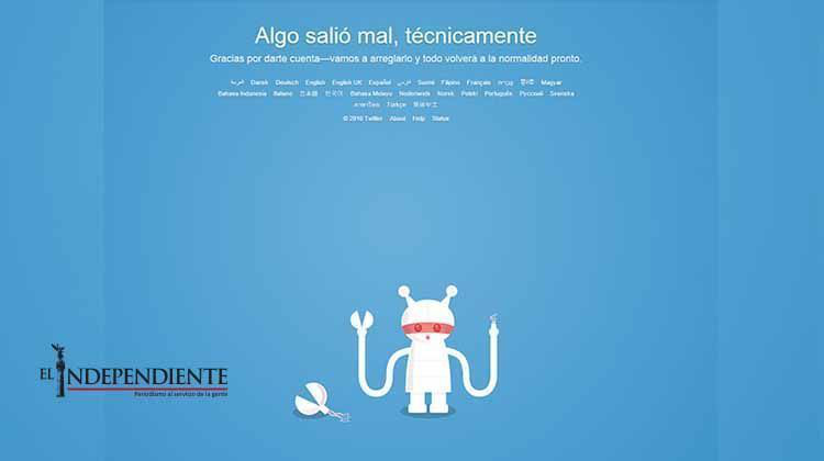 Twitter deja de funcionar por unos minutos Twitter deja de funcionar por unos minutos