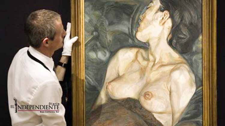 Subastan retrato de Lucian Freud de su amante embarazada en 23 MDD