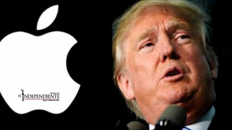 Ataca Trump a Apple por negarse a desbloquear iphone utilizado por homicida Ataca Trump a Apple por negarse a desbloquear iphone utilizado por homicida
