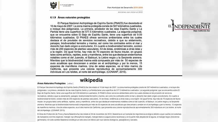 Plan de Desarrollo de La Paz, fue copiado de Wikipedia