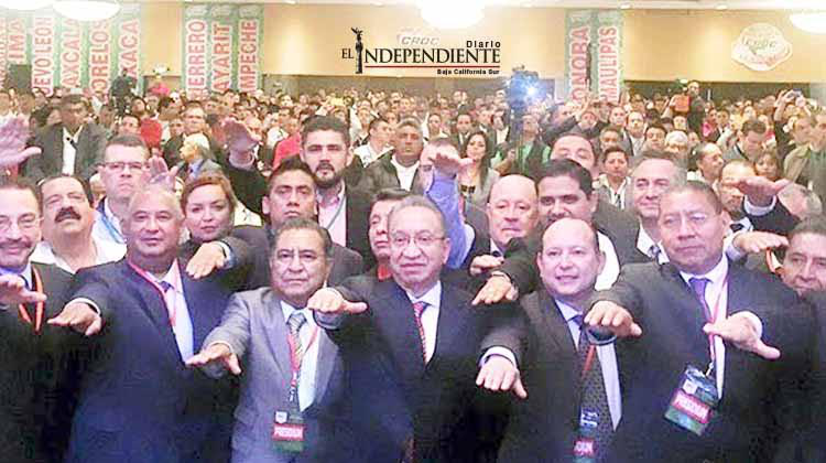 Reeligen por unanimidad del sector obrero a Isaías González Cueva como dirigente de la CROC