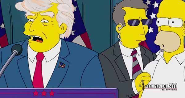 'Los Simpson' predijeron que Donald Trump será presidente 'Los Simpson' predijeron que Donald Trump será presidente