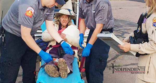 Anciana sobrevive tras perderse 9 días en el bosque; un 'help' ayuda a ubicarla