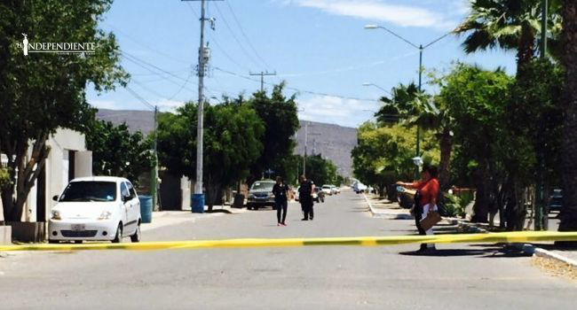 Balacera en la colonia Santa Fe de La Paz