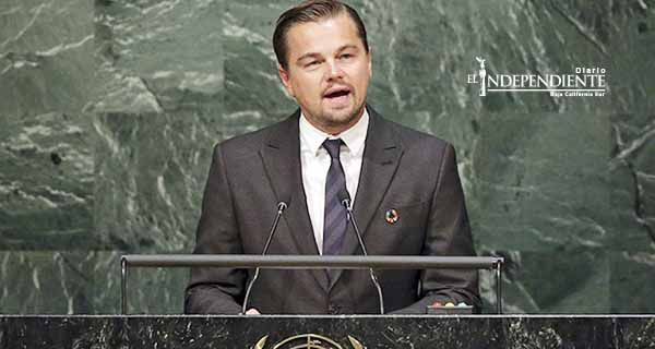 Leonardo DiCaprio aboga por la Tierra en la ONU Leonardo DiCaprio aboga por la Tierra en la ONU