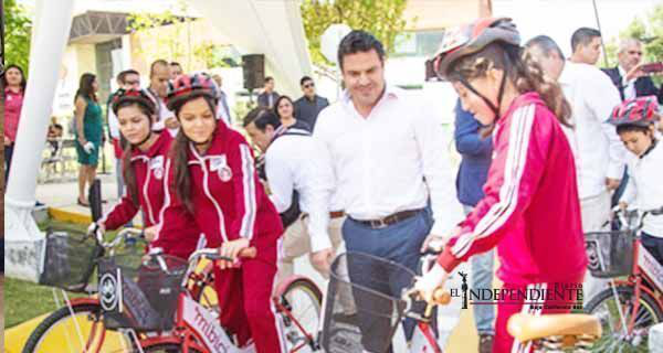 El Trompo Mágico ya tiene bicipista El Trompo Mágico ya tiene bicipista