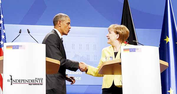 Barack Obama elogia a Merkel por su actuación en crisis migratoria Barack Obama elogia a Merkel por su actuación en crisis migratoria