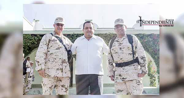 Trabajo en conjunto de gobierno y fuerzas armadas construye un BCS más seguro: CMD