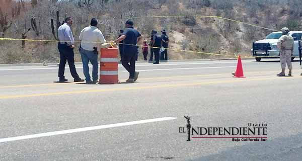 En estado de descomposición localizan cuerpo en carretera CSL-Todos Santos