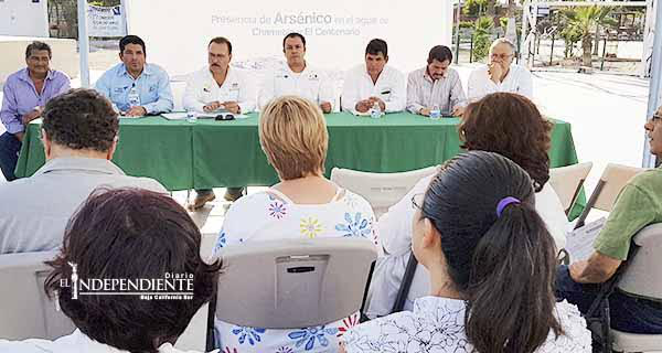 Resolverá el Organismo de agua de La Paz el problema de contaminación del agua con arsénico Resolverá el Organismo de agua de La Paz el problema de contaminación del agua con arsénico