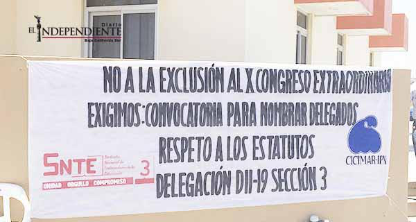 Trabajadores de Cicimar exigen participar en el X Congreso Estatal del SNTE Trabajadores de Cicimar exigen participar en el X Congreso Estatal del SNTE