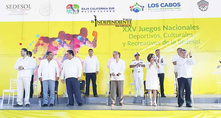 Antonio Meade inauguró juegos Deportivos, Culturales y Recreativos de SEDESOL