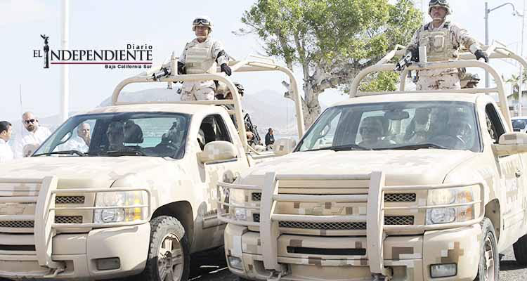 Ejército Mexicano tomó el control de la Seguridad Pública en La Paz