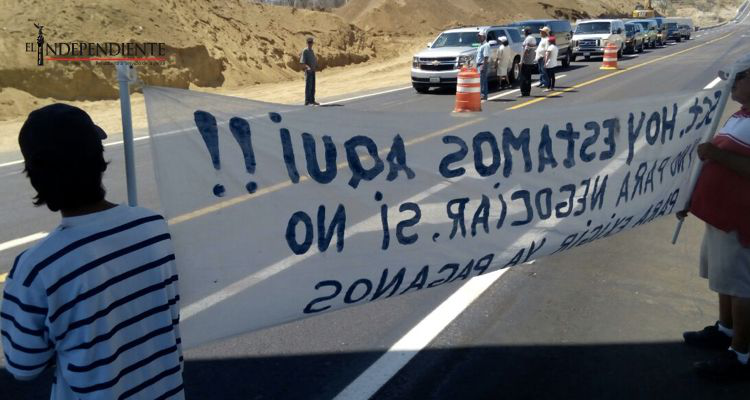 Segundo día de bloqueo en libramiento SJC-CSL