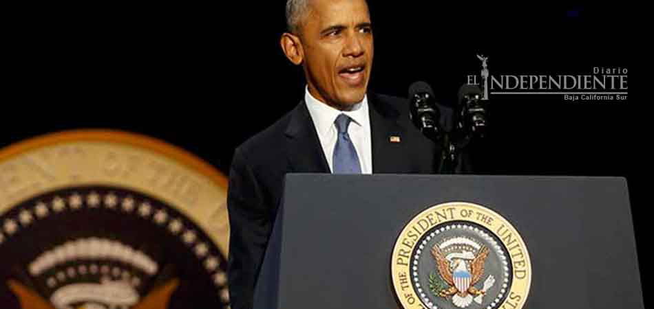 'Me hicieron un mejor presidente, un mejor hombre', se despide Obama en su último discurso