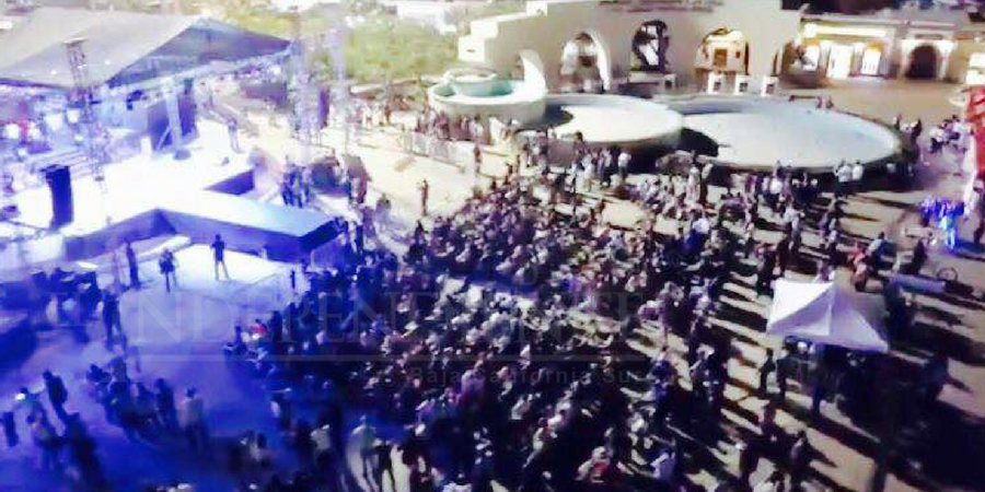 Ciudadanos desairaron inauguración de las fiestas de SJC