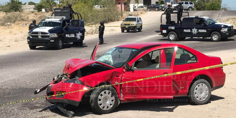 ¡Otro choque entre civiles por persecución de la Federal!