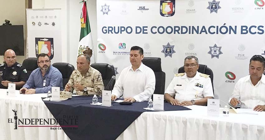 Otorgan informe de resultados del Grupo de Coordinación de seguridad