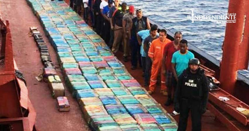 Interceptan barco rumbo a España con 5.5 toneladas de cocaína Interceptan barco rumbo a España con 5.5 toneladas de cocaína