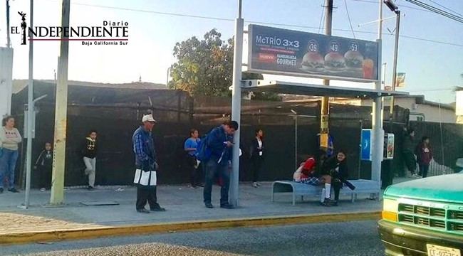 Hay paro parcial de labores en el transporte público en La Paz Hay paro parcial de labores en el transporte público en La Paz