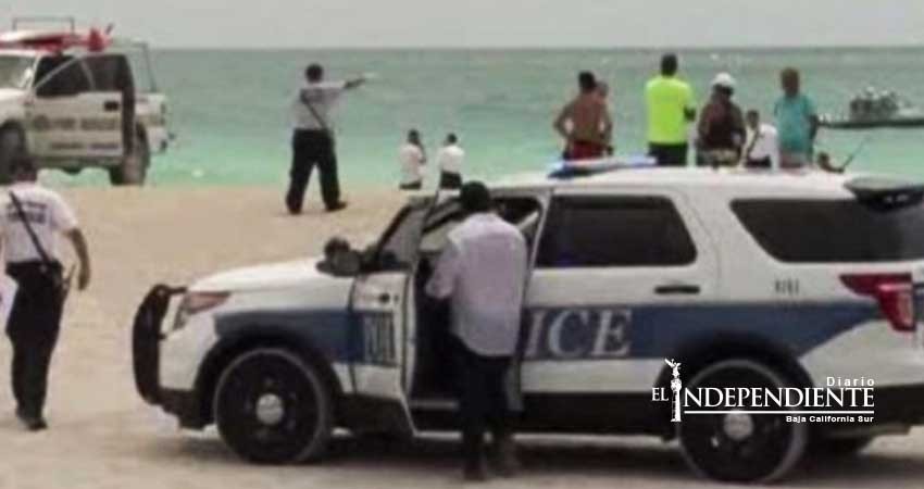 Tiburón toro ataca a nadador y le muerde las piernas