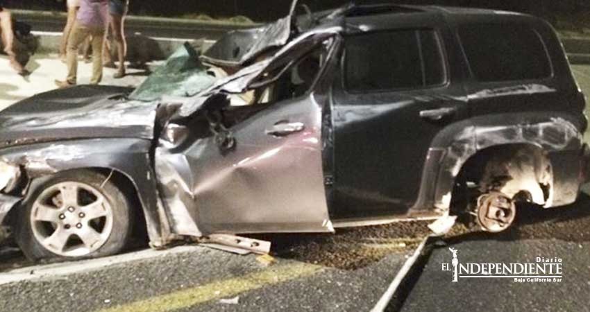 Se salvaron de milagro; sufrieron un aparatoso accidente 