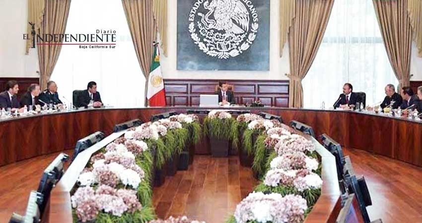 Peña Nieto reúne a su gabinete en Los Pinos
