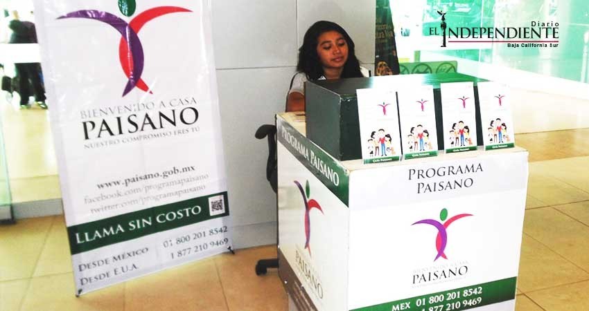 Inicia en BCS el programa "Bienvenido Paisano" 