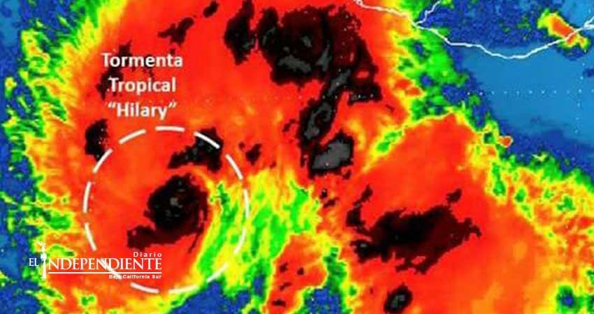 Se forma Tormenta Tropical “Hilary” en el pacífico; PC al pendiente de su trayectoria