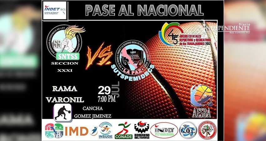 Realizarán eliminatorias estatales para Juegos Deportivos Nacionales Realizarán eliminatorias estatales para Juegos Deportivos Nacionales