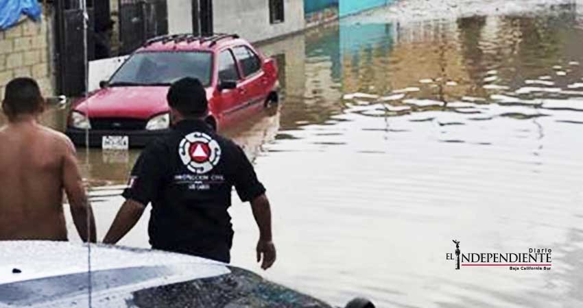 Protección Civil analiza causas de inundación en la 4 de marzo
