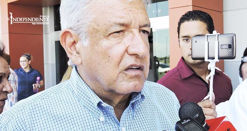 "El actual gobierno es una decepción para BCS": López Obrador "El actual gobierno es una decepción para BCS": López Obrador